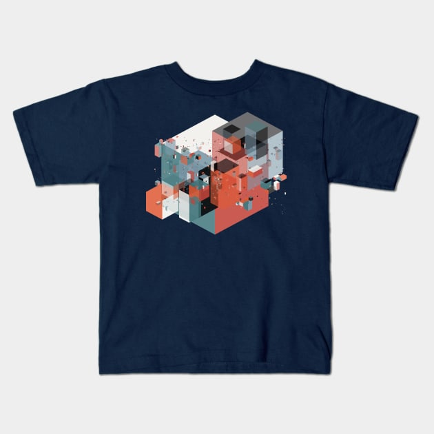 Cubic Kids T-Shirt by Aeoll